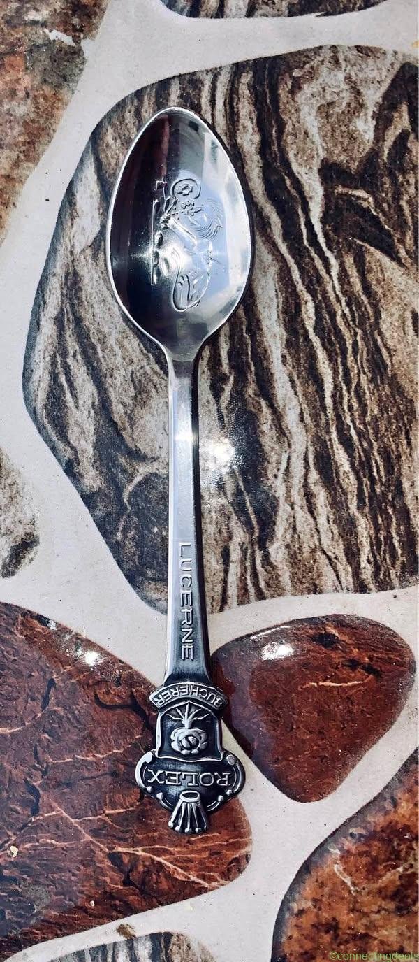 Lot de 6 Cuillères Souvenir Bucherer Rolex