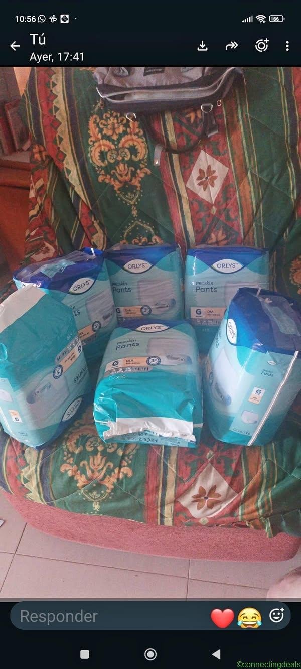 Lote de papel para adultos + seis paquetes
