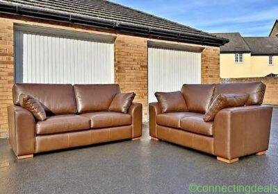 Free ad: Luxury Leather Corner Sofa in Birmingham. Luxury Leather Corner Sofa in Birmingham