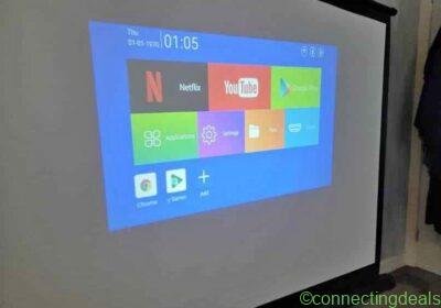 Magicubic Projector and 60" Portable Projector in Glasgow