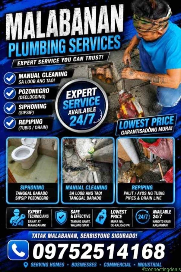 Malabanan plumbing deqloging