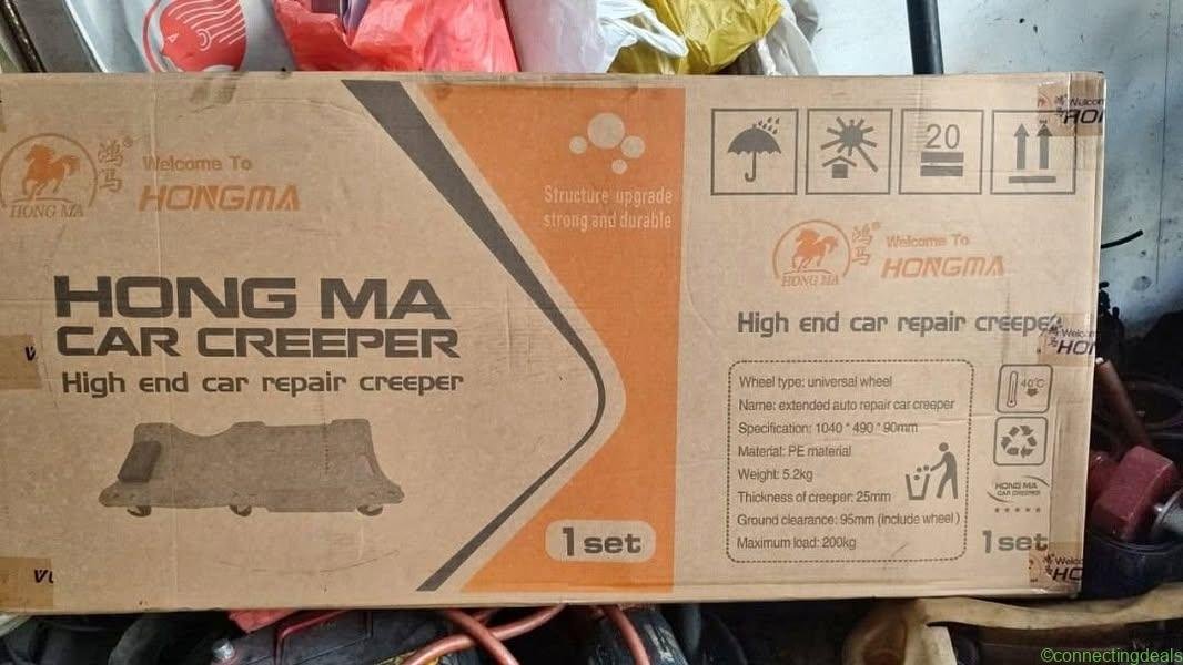 Mechanic Extended Auto Repair Car Creeper