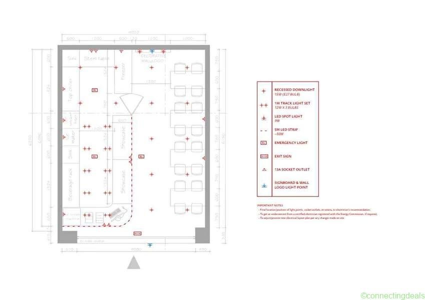 Mechanical & Electrical Drawing Electrical layout