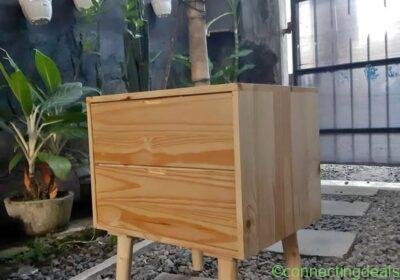 Meja lemari penyimpanan - nakas kayu - nakas in Surabaya