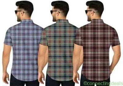 Men's Printed Half Sleeve Shirts Pack of 3 in Mumbai