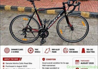 Free ad: Montra Celtic Road Bike in Mumbai. Montra Celtic Road Bike in Mumbai
