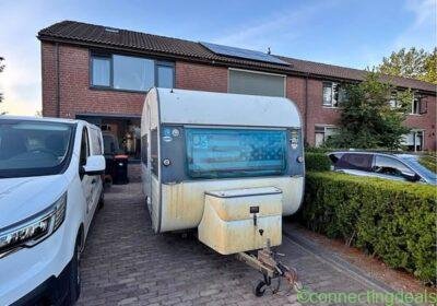 Nette Adria caravan voor festival of vakantie in Amsterdam