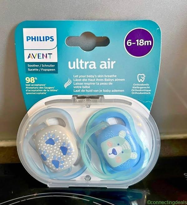 NEU! Philips Avent Ultra Air Schnuller 6-18m, 2er
