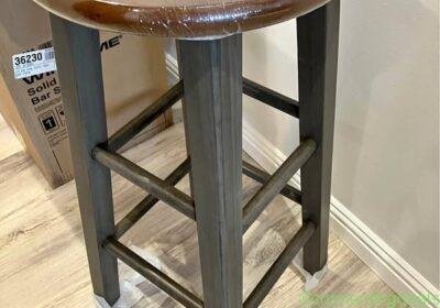 New barstool and protective wrapping Napa in San Francisco