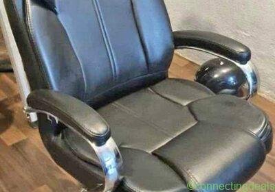 Free ad: New brand Boss chair black colour best quality. in Mumbai. New brand Boss chair black colour best quality. in Mumbai