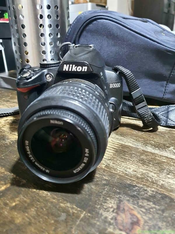 Nikon D3000 with case