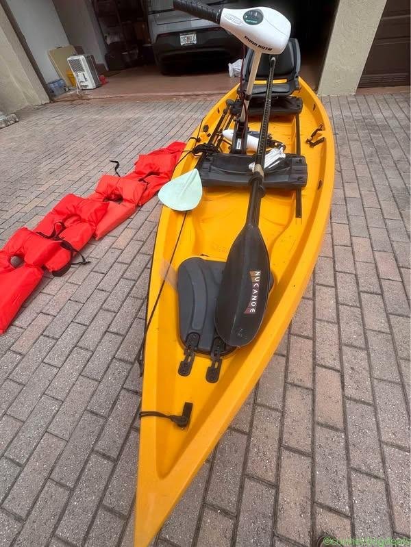 NuCanoe 12-foot fishing kayak package