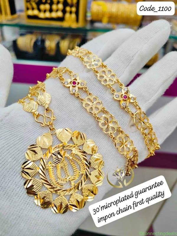 One gram gold forming jewelery