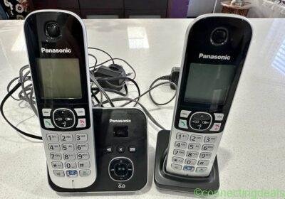 Free ad: Panasonic cordless home phone with 2 handsets in Sydney. Panasonic cordless home phone with 2 handsets in Sydney