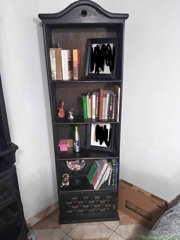 Par de libreros de madera medidas 1.90 alto 60