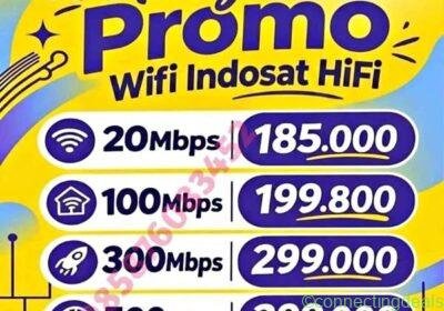 PEMASANGAN WIFI INDOSAT HIFI/MNC PLAY in Surabaya