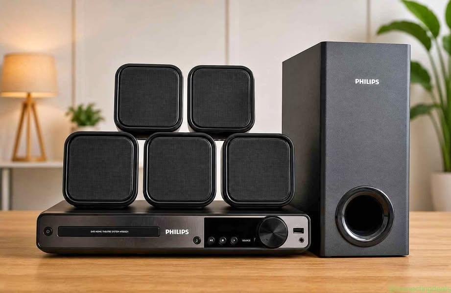 Philips 5.1 Home Theatre System – Fully Working |