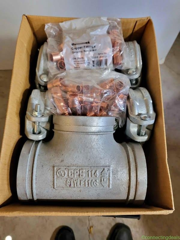 Plumbers copper reducers 20mm-15mm
