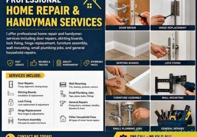 Professional Home Repair & Handyman Services in Manchester