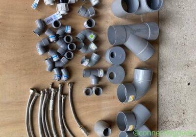PVC Plumbing fittings- Raccords de plomberie. in Marseille
