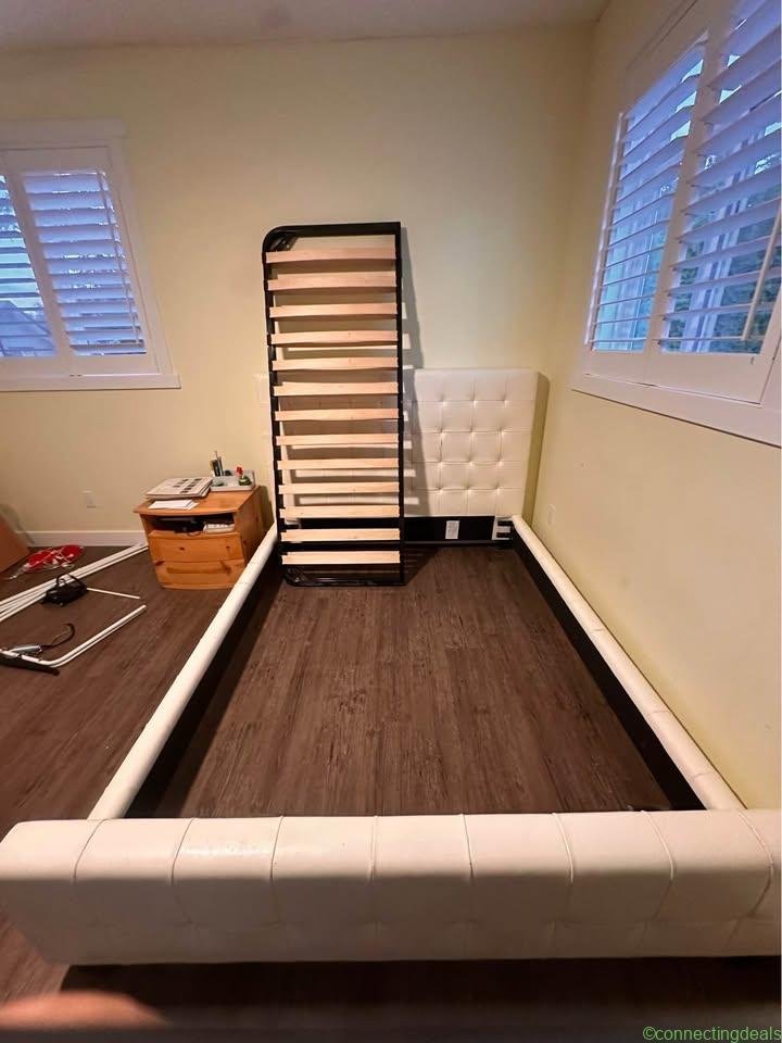Queen bed frame. $175 Originally paid $1200.