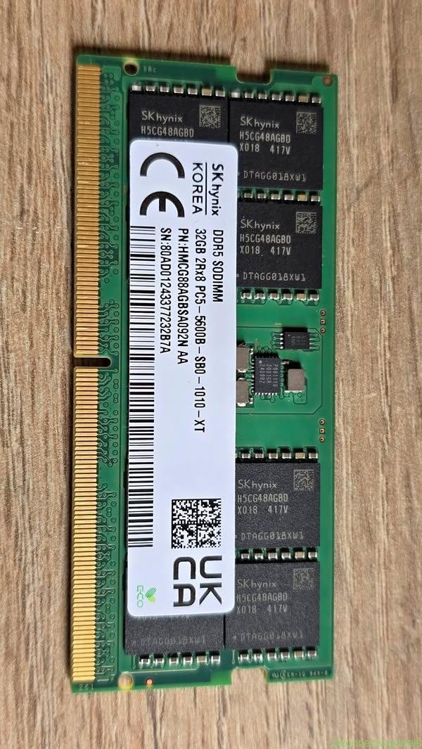 Ram ddr5 32gb 5600 mhz SK hyniz