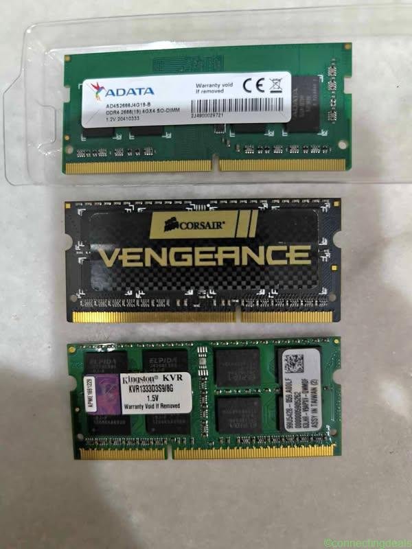 Ram Laptop Adata DDR4 4GB 2666GHz, DDR3 Kingston