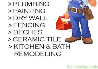 Free ad: Reliable Handyman Services – in Fresno. Reliable Handyman Services – in Fresno