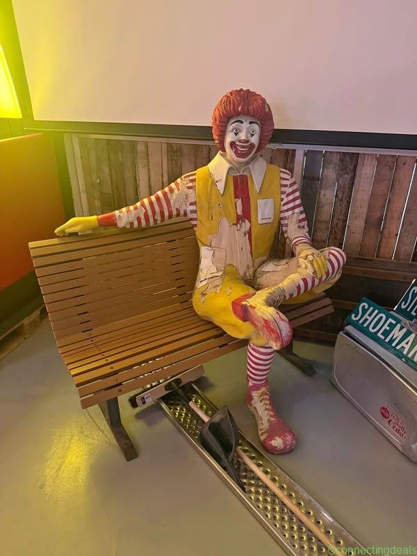 Ronald McDonald’s figur!