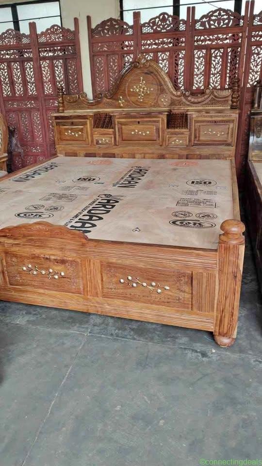 Sagwaan bed king furniture