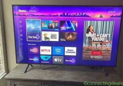 Samsung 58 inch Smart TV with Stand 4K UHD model in Tampa