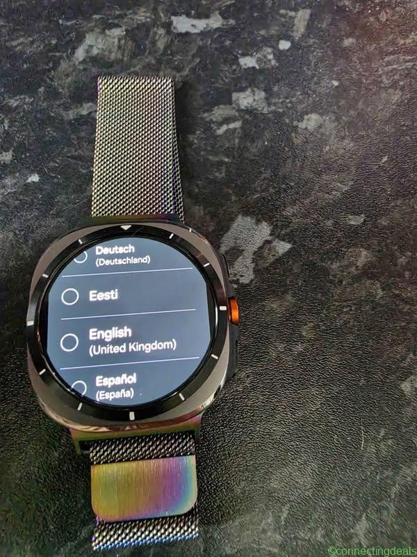 Samsung Galaxy watch Ultra 47mm Titanium Silver 4G