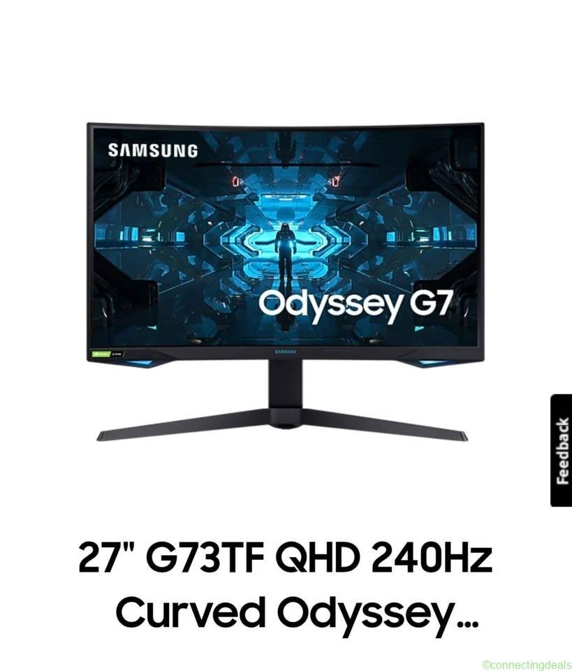 Samsung odyssey G7 240Hz 2K monitor