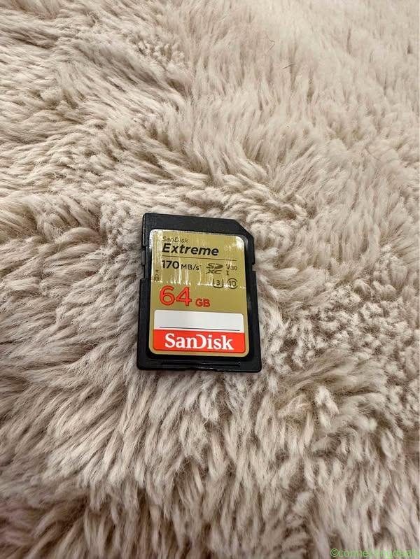 Sandisk Extreme SD Card 64 Gigs 170mb/s