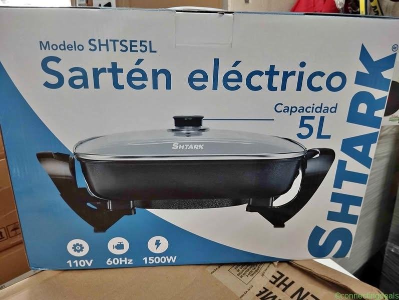 Sartén eléctrico 5 temperaturas