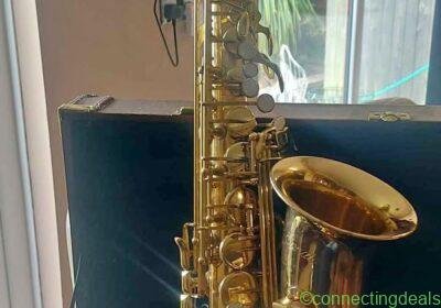 Free ad: Saxophone with case in Manchester. Saxophone with case in Manchester