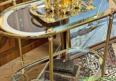 Free ad: Servierwagen ,Messing ,Glas in Hamburg. Servierwagen ,Messing ,Glas in Hamburg