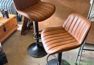 Free ad: Set of 2 Swivel Bar Stools in Edmonton. Set of 2 Swivel Bar Stools in Edmonton