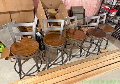 Free ad: Set of 5 Swivel Bar Stools in Toronto. Set of 5 Swivel Bar Stools in Toronto