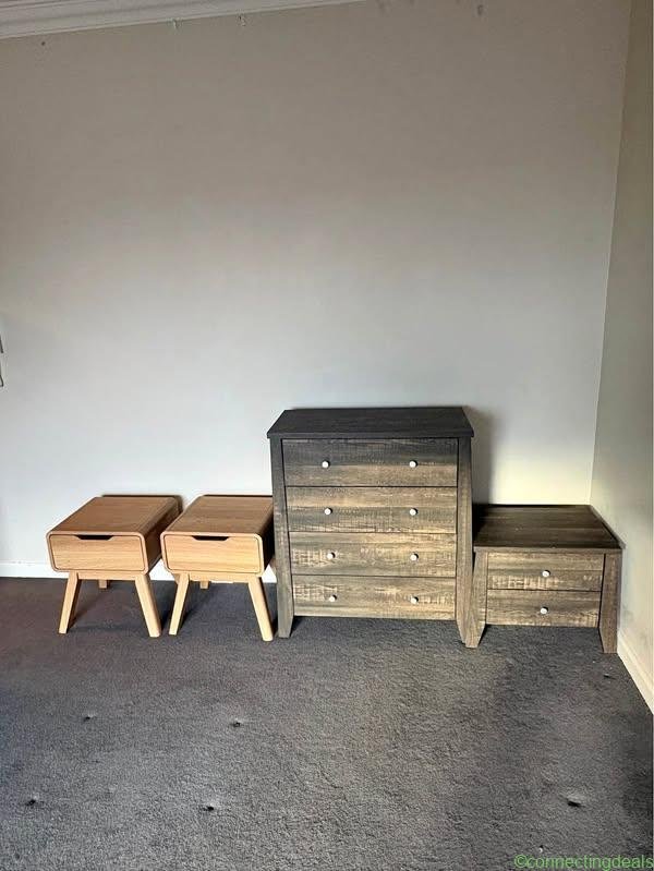 Side tables, Tall Boy, Small draws