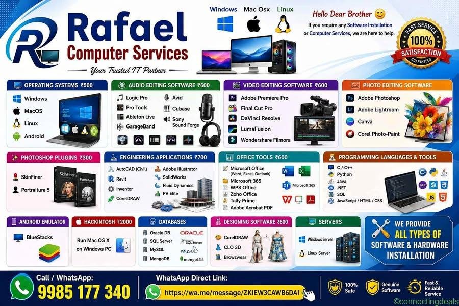 Software Hardware installation services