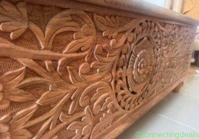 Solid Mango Wood Chest from Lucky Furniture in Ajman