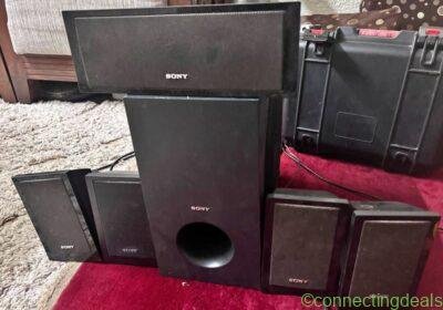 Free ad: Sony home theatre only speakers with subwoofer in Mumbai. Sony home theatre only speakers with subwoofer in Mumbai
