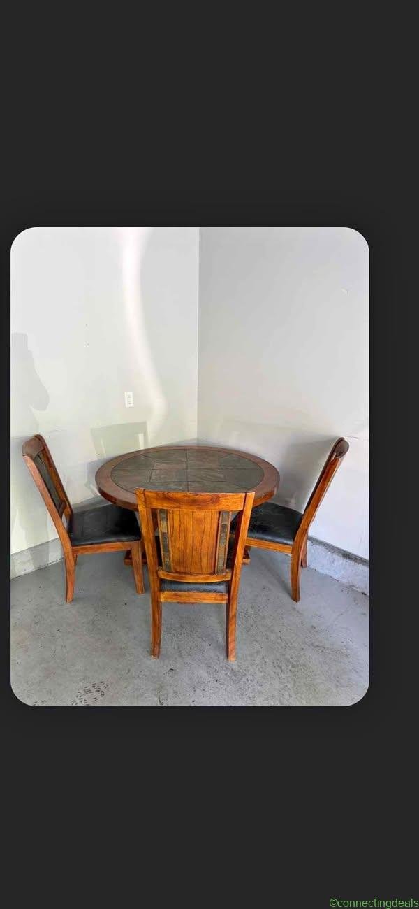 Table and 4 Chairs