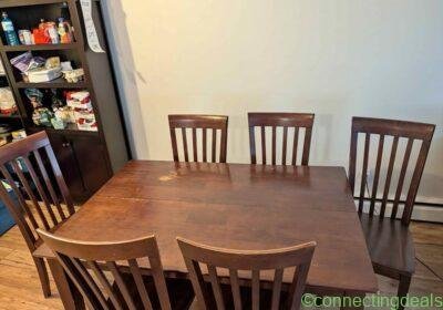 Table and chairs in Calgary