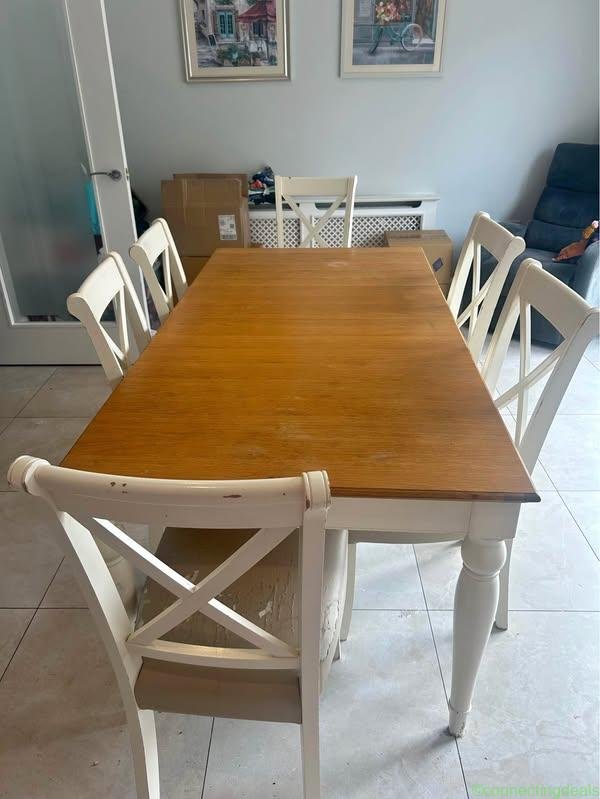 Table and chairs
