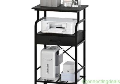 Tall Printer Stand, 3 Tier Printer Cart in New York