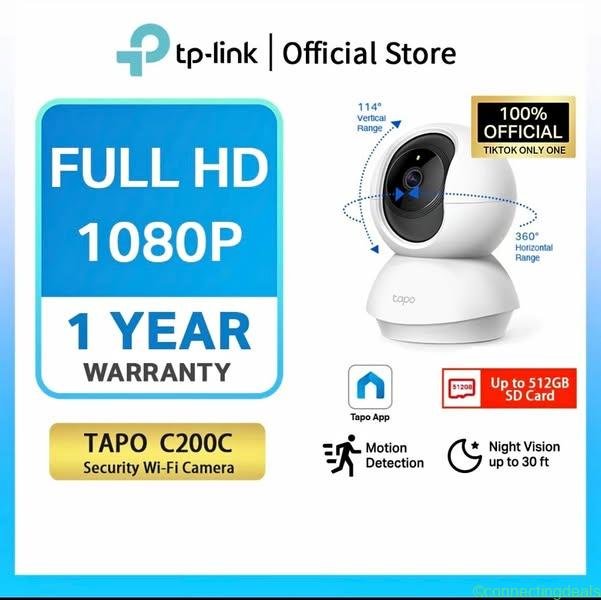 Tapo C200C WIFI Security Camera