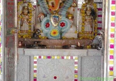 Temple glass work in Jodhpur