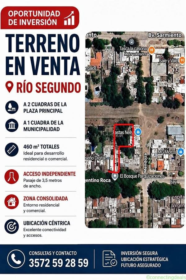 Terreno en venta – Rio segundo